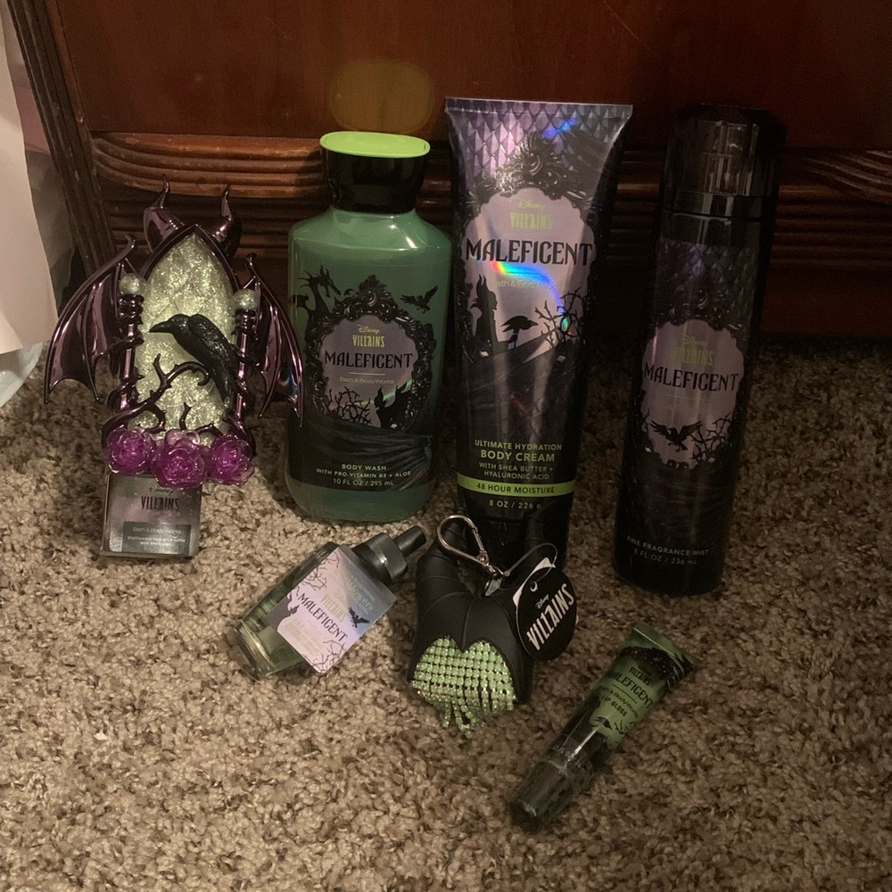 Disney Villains Maleficent 2025 Bath & Body Works Bundle set 7pc wallflower new